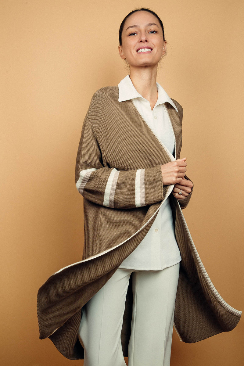 GILET LONG PISANI